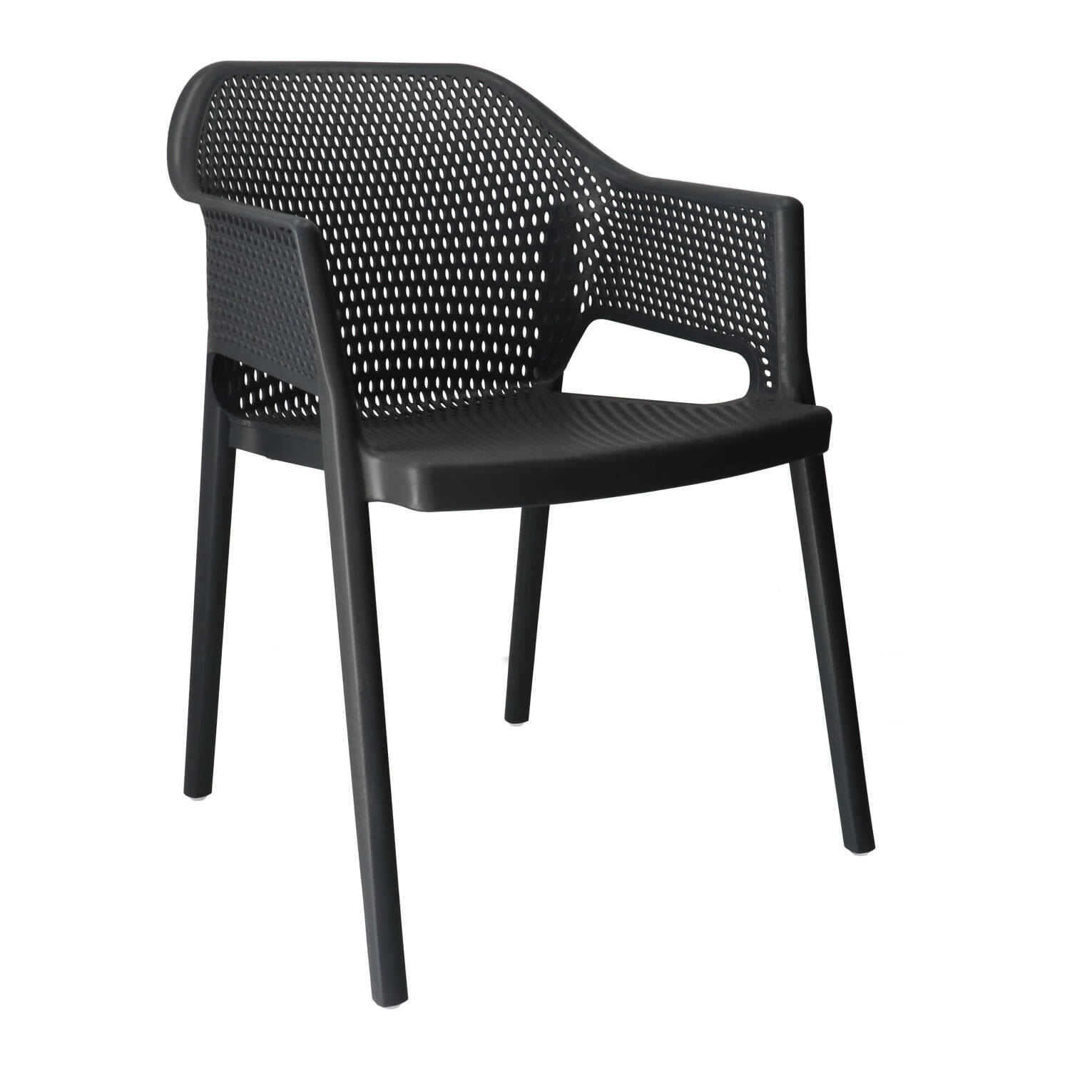 G MINUSH Grey minimalist Plastic outdoor chair